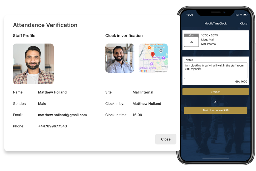 verified time and attendance